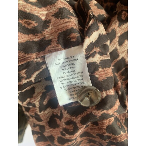 Johnny Was Workshop Shirt Jacket SM Camo Witchy Embroidery - Picture 10 of 11